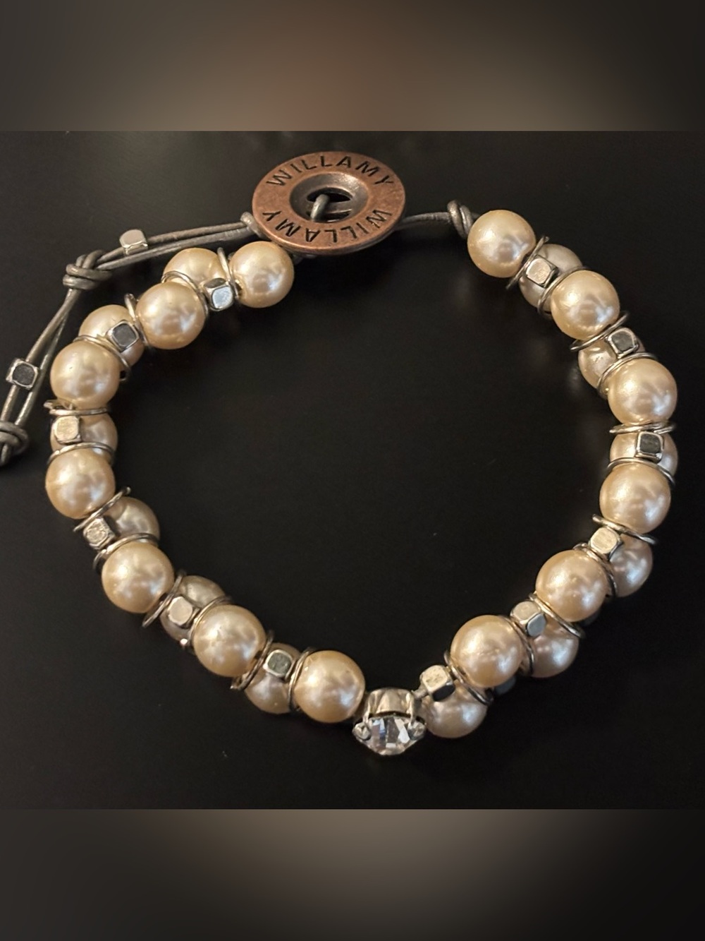 Vintage Willamy Pearl Bracelet - Picture 2 of 6